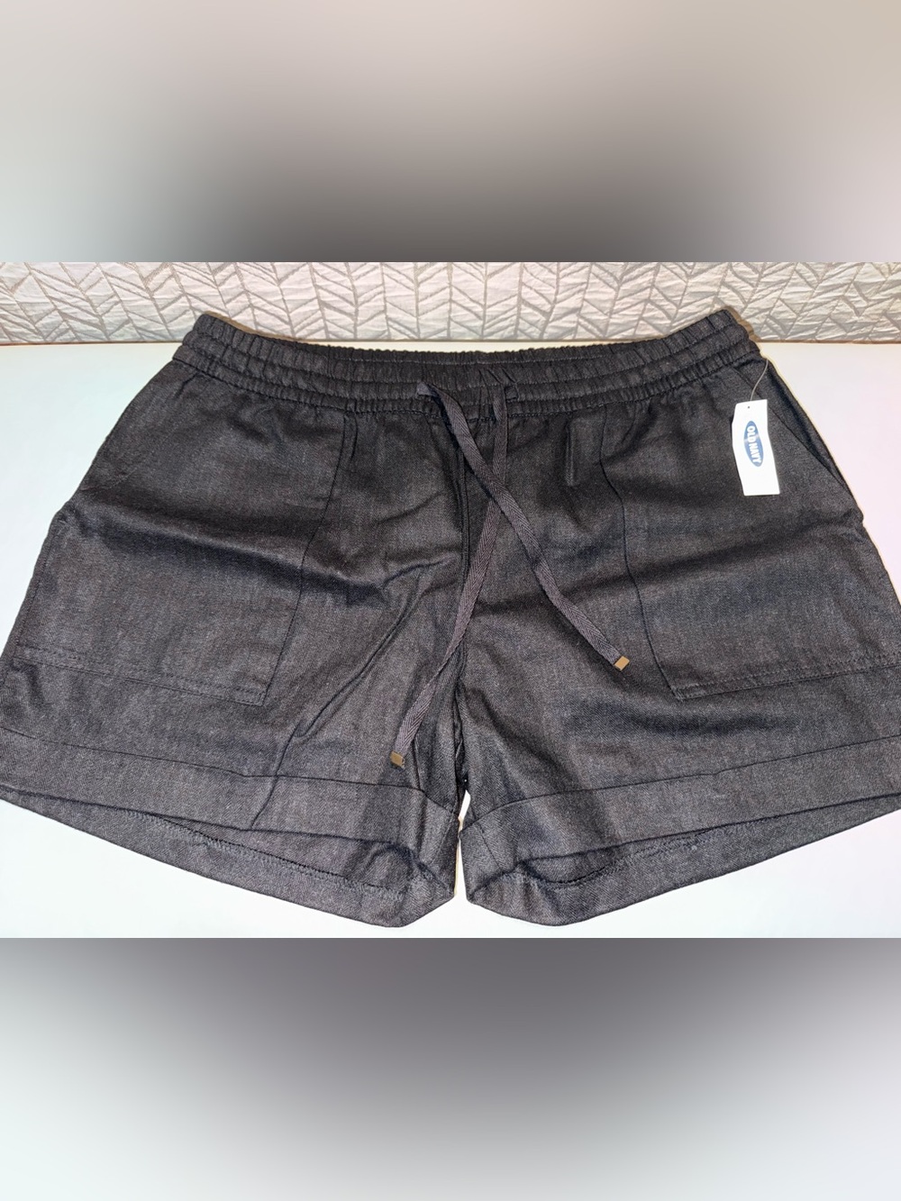 Old Navy Women’s Black Linen Shorts